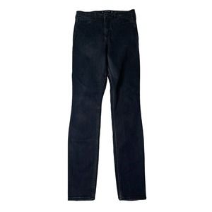 Hollister Juniors‎ Curvy High Rise Super Skinny Jeans Stretch Black Denim 9 Long